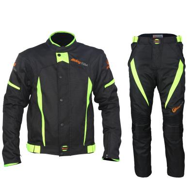 China Anti-UV With Protectors And Windproof Coating Motorcycle Jacket And Pants for sale