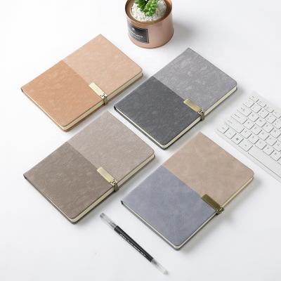 China A5 notebook and high quality leather diary notebook with clasps and personalized notebook printing for sale