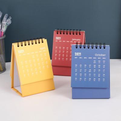 China Custom Printed Daily Table Calendar Mini Portable Table Desk Calendar Photo As Promotional Gifts / Office Uses for sale