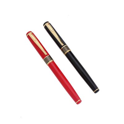 China Pen Low Minimum Cheap Business School Promotional Gift Office Metal Red Black Pen With Any Logo Custom for sale