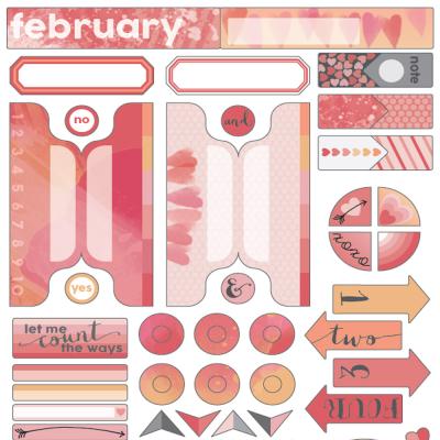 China Waterproof Custom Journal Planner Stickers Sheets With Various Themes for sale