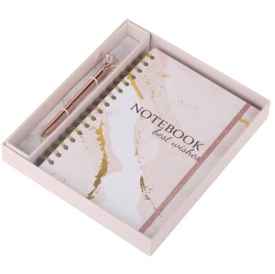 China Limit Notebook Wholesale Custom Design Printing Gift Set Notebook And Pen for sale