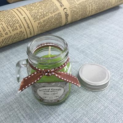 China 3.5 oz mini scented mason jar candles for sale