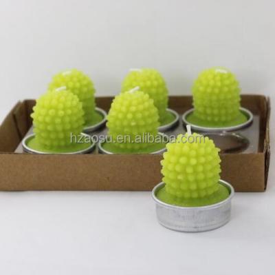 China Decorative Cactus Candlesticks Artificial Succulent Candel For Candelabra On Table Tea Lights for sale