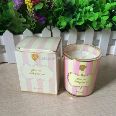 China Scented scented soy candle in glass jar for sale