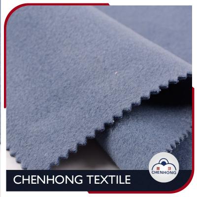 China Wholesale fancy price soft/high weight coated high quality fabrics/TTR polyester spandex viscous fabric brushed with wool hand feel fabrics for sale