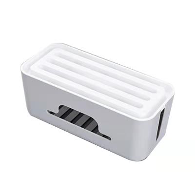 China Colorful Multifunctional Home Charger Storage Box Workplace Charger Management Basket for sale