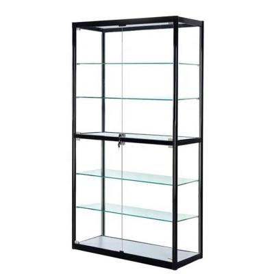 China Environmental friendly glass crafts showcases cabinet model showcase for pharmacy, cosmetics store, toy store for sale