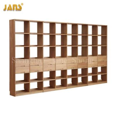 China High Quality Home Display+storage Furniture Living Room Bookcase Utilize Wooden Shelf Solid Wood Bookcase for sale