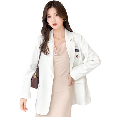 China Autumn Jacket Female Work Office Ladies Suit Business Plus Size Slim Blazers Women Anti-wrinkle Fashion Blazers Coat for sale