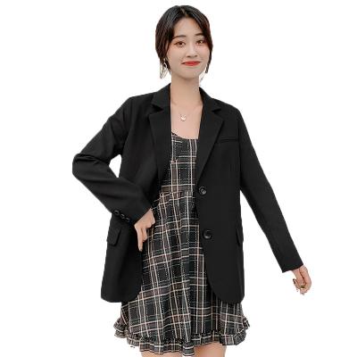 China Anti-wrinkle new small suit British style casual temperament wild early spring suit small was slim loose jacket women for sale