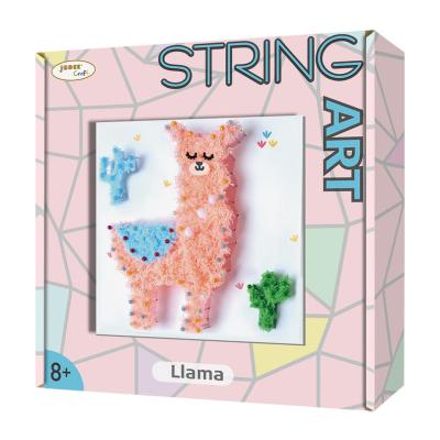 China Global Top Selling DIY Toy Educational String A Llama Art Craft Kit for sale