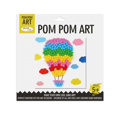 China Promotional Hot Selling DIY Pom Pom Art Set 22*22cm for sale