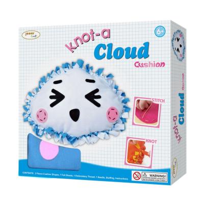 China New DIY China Cloud Cushion Tying and Sewing Toy Craft for sale