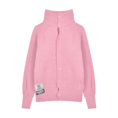 China Fashion fashion knitted women's autumn and winter thickening lazy coat new style 2021 Korean loose cardigan outerwear Japanese sweater for sale