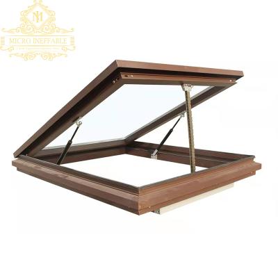 China Cheap Aluminum Automatic Magnetic Screen Top Quality Snow Proof Heat Insulation Skylight For Private House for sale