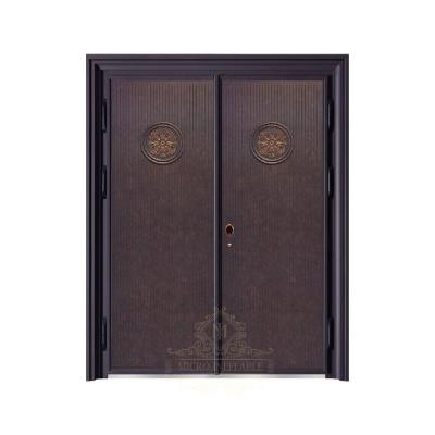 China Luxury Design Factory Price Metal Steel Security Bulletproof Front Bulletproof Doors For Sale Entry for sale