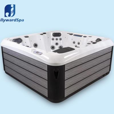 China New Style Modern Hydraulic Hot Tubs SPA Acrylic Material With Hot Tub Cold Spa Waterfall Massage Hot Tub for sale