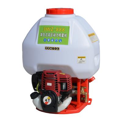 China Easy To Start 30 Liter High Efficiency Pesticide Pull Sprayer Knapsack Gasoline Four Stroke Sprayer for sale