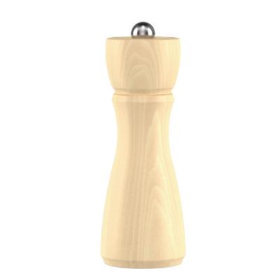 China Hot Sale Kitchen Utensils Salt Pepper Grinder Adjustable Thickness Wooden Pepper Grinder for sale