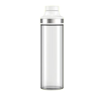 China Modern Popular Product A695-2 Aubrey 500 Glass Water Bottle With SUS Ring for sale