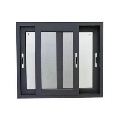 China Modern Sliding Window Double Glazed Aluminum Aluminum Windows for sale