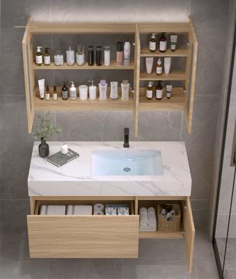 China Modern High Quality Cabinets Luxury Basin Cabinet Modern Bath Cabinet IP44 Wooden Furniture for sale