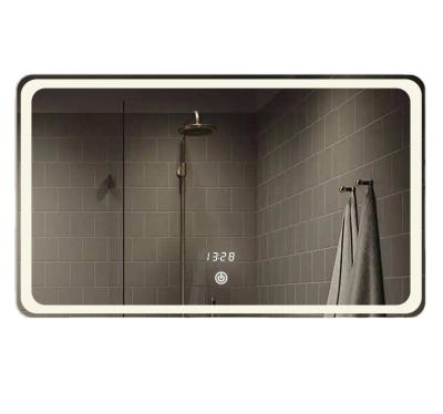 China LED Magnifying Backlit Lighted Bathroom Mirror Waterproof IP44 Rating Frameless Glass Vanity Mirror With Light for sale