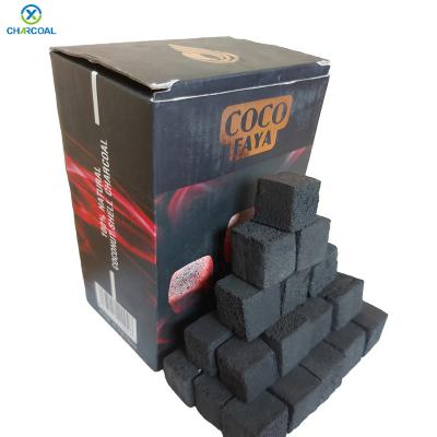 China YXCB2501 Hot Sales Fast Burning Square Health Charcoal Bamboo Natural Charcoal Powder Shisha Charcoal for sale