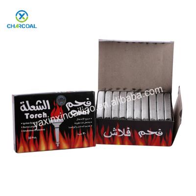 China Hookah / Madden Smokeless And Sparkless Silver Stick Charcoal (Torch Charcoal) For Hookah / Incense for sale