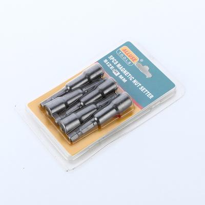 China Durable Wholesale Hex Magnetic Bit Wind Screwdriver Flower Plum Flower Magnetic Nut Setter In Lots for sale