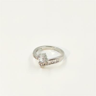 China Mingxi CLASSIC Jewelry Mens Platinum Silver CZ Diamond Ring High Quality Tasty Stone for sale