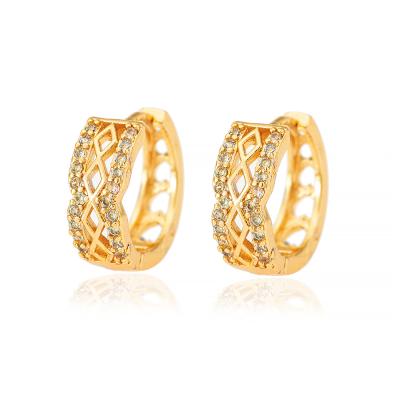 China Mingxi CLASSIC jewelry cheap trendy jewelry gold plated hoop earrings for indian women 2020 for sale