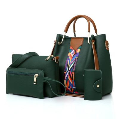 China 2021 New High Quality Fashion Premium Bags Cheap Price Lady Handbag Women Bag Handbag Sets PU Handbags 4 Pcs In 1 Set for sale