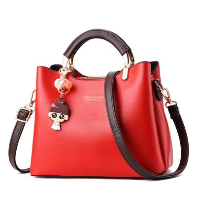 China 2021 famous design cheap fashion high quality brand luxury ladies shoulder bag genuine leather handbags for women for sale