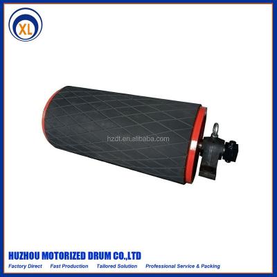 China Hydraulic belt conveyor drive pulley YDM pulley drum assembly, metal belt conveyor drum for sale