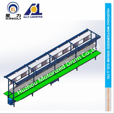 China Light Industry Table Belt Conveyor , Flat PVC Belt Conveyor Assembly Line For Food , TV , Shoes , Leds for sale