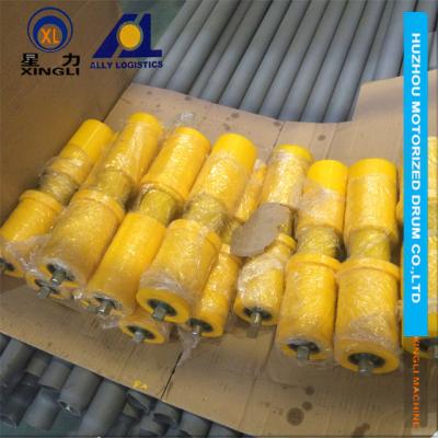 China Material Handling Equipment Rubber Coated Conveyor Rollers With Professional Drawing System / Design Conveyor Rollers for sale