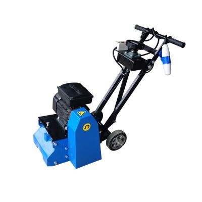 China Durable 200mm 220V electric pavement concrete road surface scarifier milling planer push machine for asphalt road for sale