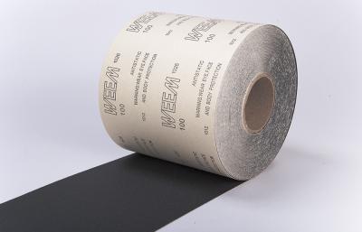 China Anti-statische 50 meter Siliciumcarbide zandpapier Abrasive stof rollen voor vloersand Te koop