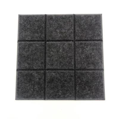 China Durable Self Decor Felt Board Home Colorful Wall Decoration Square Felt Board for sale