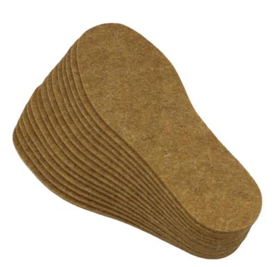 China Warm Wholesale Real Wool Thick Felt Insoles for sale