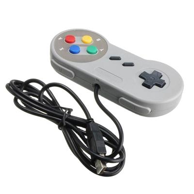 China Wireless Gamedpad afbptek Wired Classic Controller for Nintendo Super snes Game Console with 1.8m USB Cable for sale