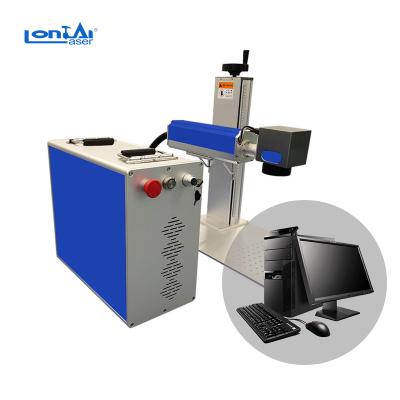 China Laser Fiber Laser Marking Engraving Machine For Stainless Steel Copper Aluminum Cutting 20w 30w 50w Laser Marking Metal Jewelry Etching for sale