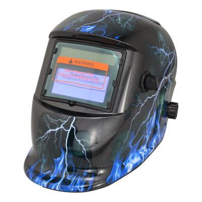 China Industrial Auto Darkening Solar Mascara 110mm*90mm*9mm MIG Welding Helmet Welder Cap Soldar for sale