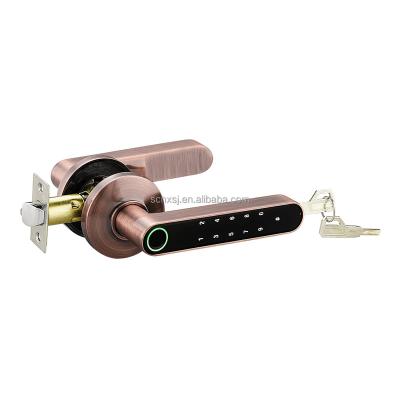 China Tuya BLE Indoor Zinc Alloy Movable Control Lock Digital 40group Newthee Entry Handle Anti-theft Lock for sale