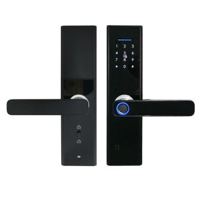 China Home/Apartment/Airbnb/Tuya WIFI Fingerprint Door Lock Digital Smart Electric Lock Smart Door Lock Office Home Security for sale