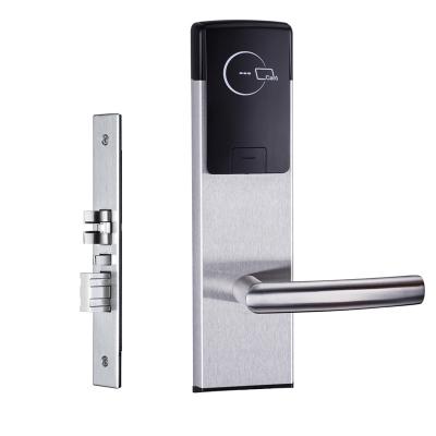 China Home/Apartment/Airbnb/Digital High Security System Card Key Electric Keyless Hotel Smart Door Lock Office Rfid Low Price for sale