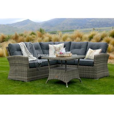 China Eco-freindly Outdoor Leisure Sectional Sofa Hotel Garden Furniture Rattan for sale