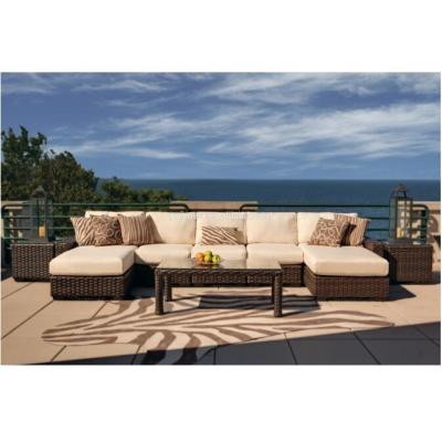 China Eco-freindly Outdoor Wicker Patio Furniture Set Cheap Sectional Sofas for sale